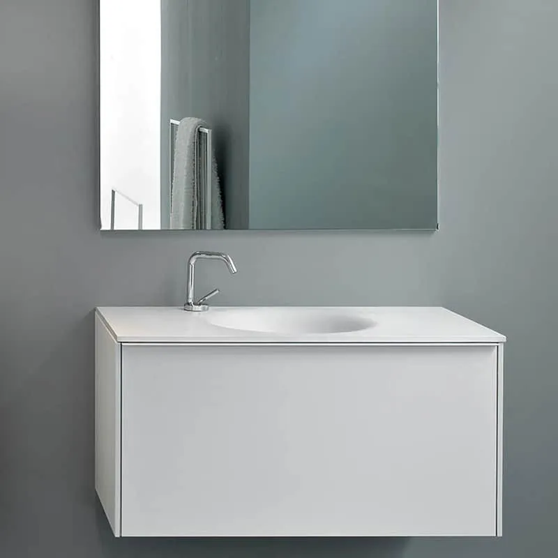 Collezione Zucchetti Kos Morphing Unit Lavabo Appoggio Mobile Sospeso Sala Mostra Pieroni Lucca