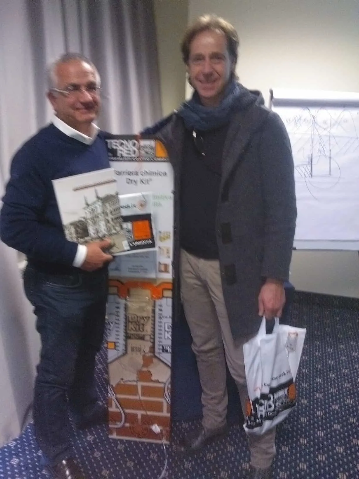 Angelo Pieroni con un esperto Tecnored